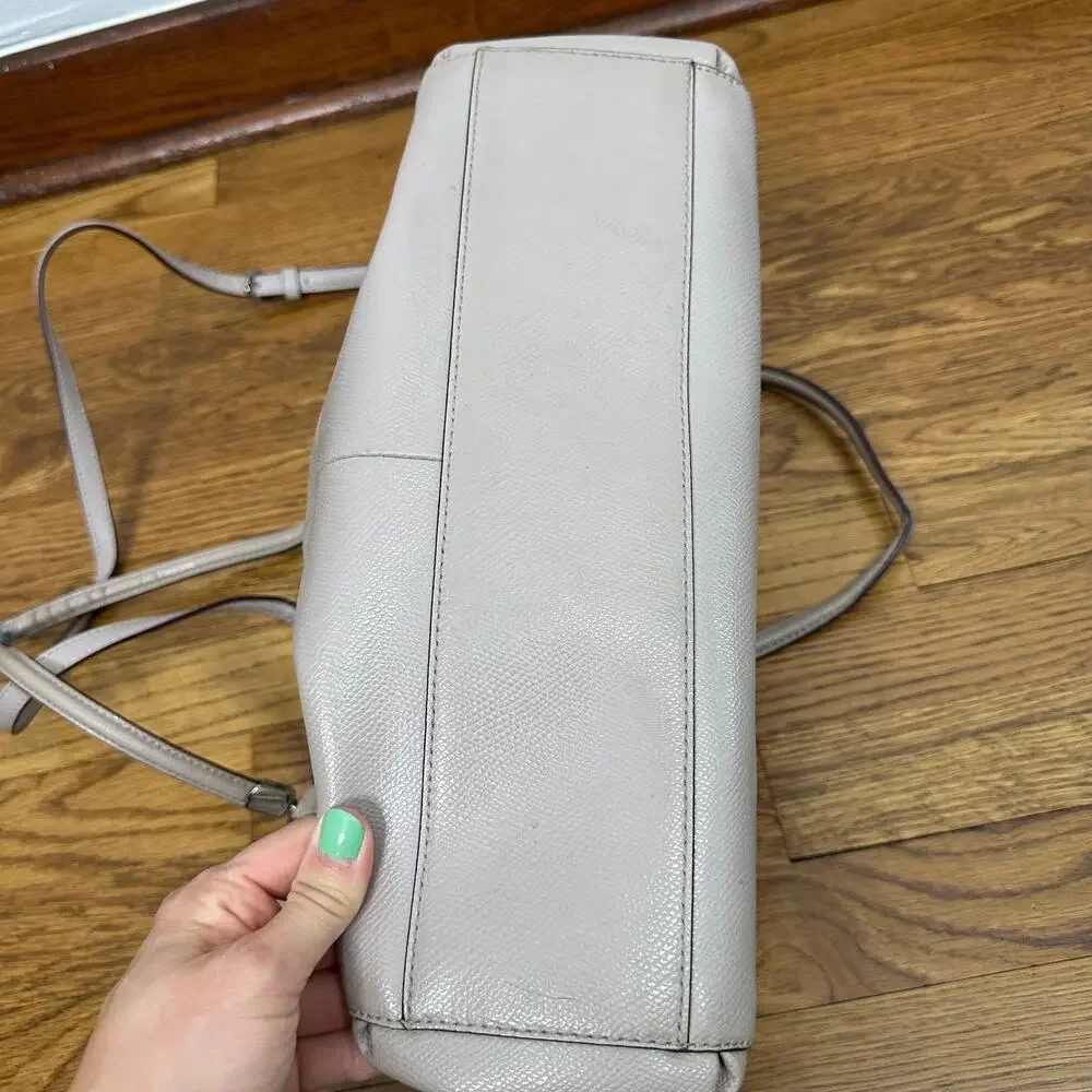 Coach Christie Carryall Tan Purse Satchel Crossbody Handbag